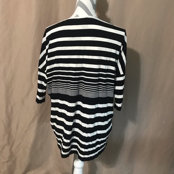 Chico's 0 Small Stripe Top - Picture 3 of 8